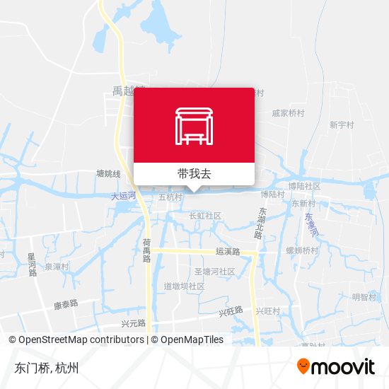 东门桥地图