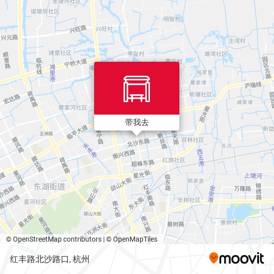 红丰路北沙路口地图