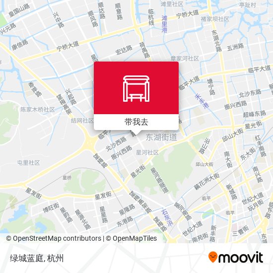 绿城蓝庭地图