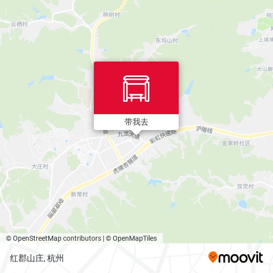 红郡山庄地图