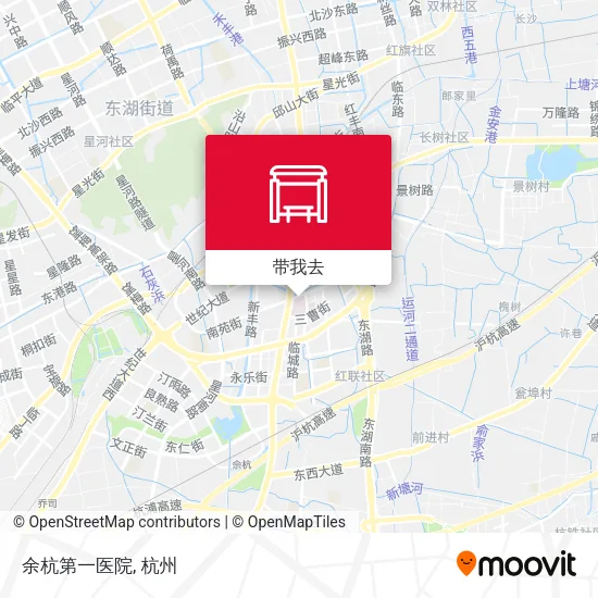 余杭第一医院地图