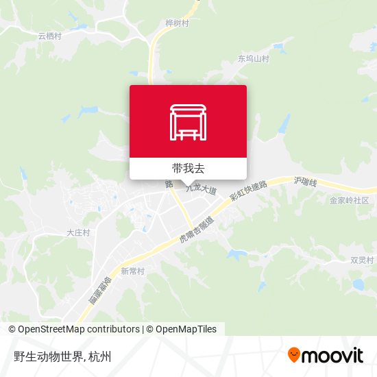 野生动物世界地图