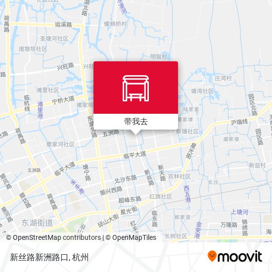 新丝路新洲路口地图