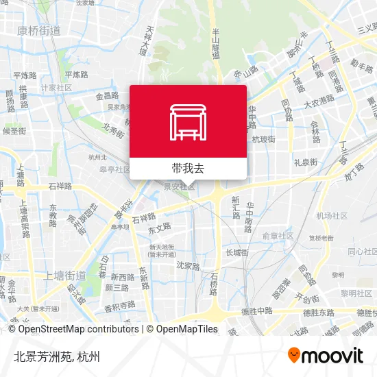 北景芳洲苑地图