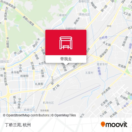 丁桥兰苑地图