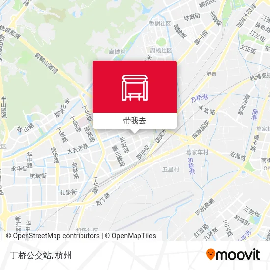 丁桥公交站地图