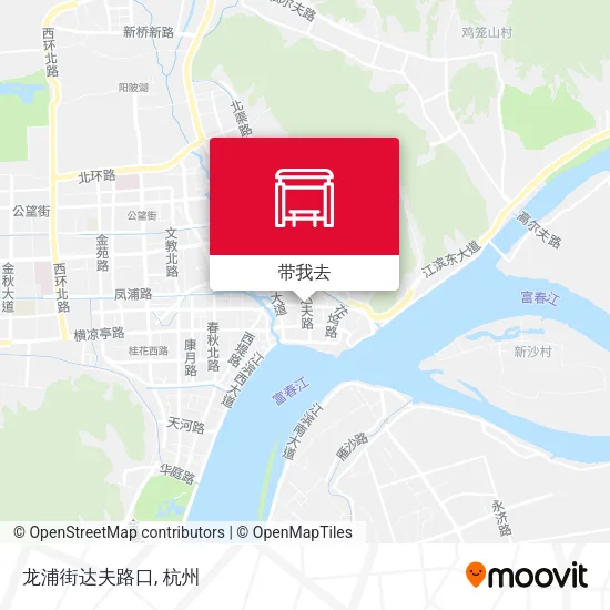 龙浦街达夫路口地图