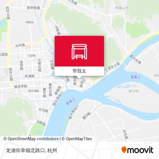 龙浦街幸福北路口地图