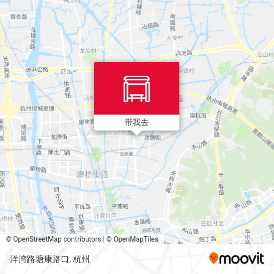 洋湾路塘康路口地图