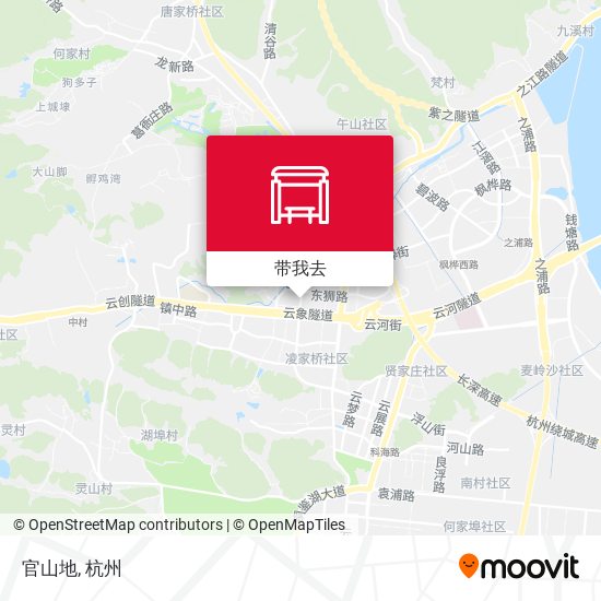 官山地地图