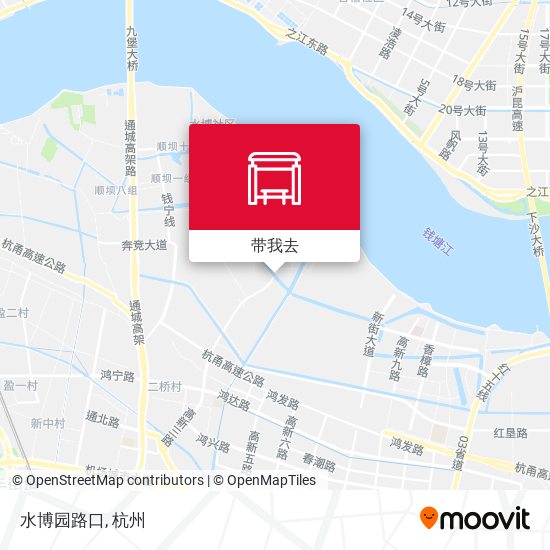 水博园路口地图