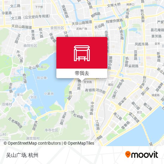 吴山广场地图