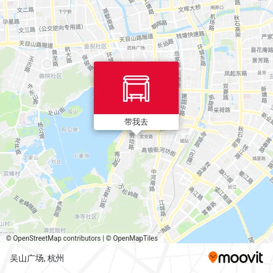 吴山广场地图