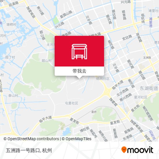 五洲路一号路口地图
