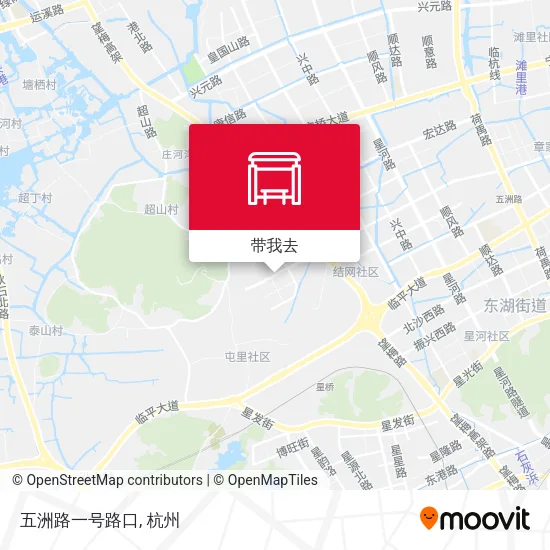 五洲路一号路口地图