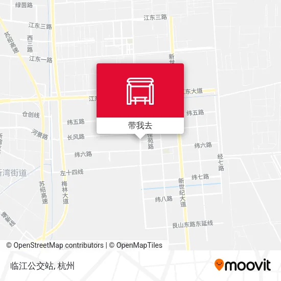 临江公交站地图