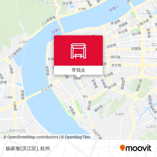 杨家墩(滨江区)地图