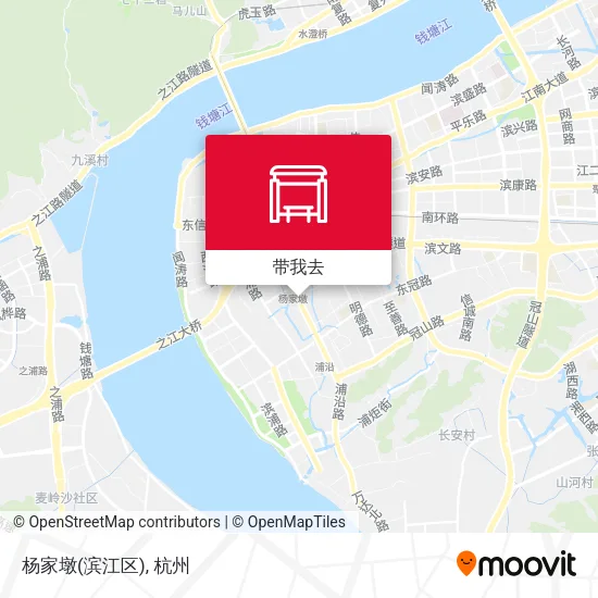 杨家墩(滨江区)地图