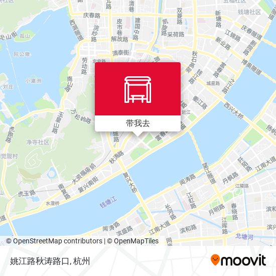 姚江路秋涛路口地图