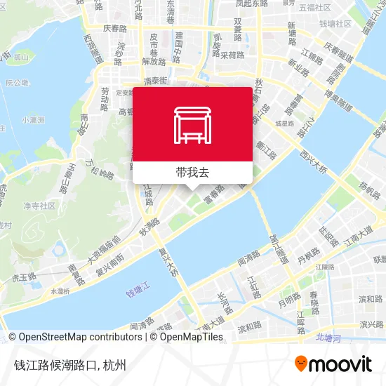 钱江路候潮路口地图