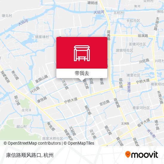 康信路顺风路口地图
