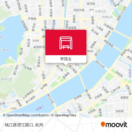 钱江路望江路口地图
