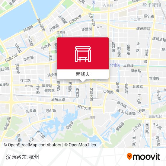 滨康路东地图