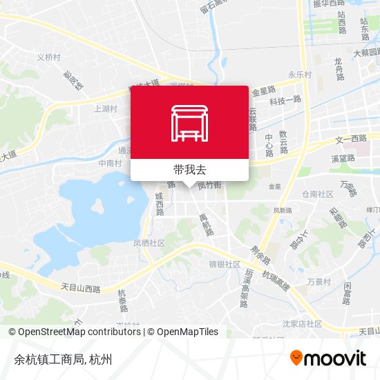 余杭镇工商局地图
