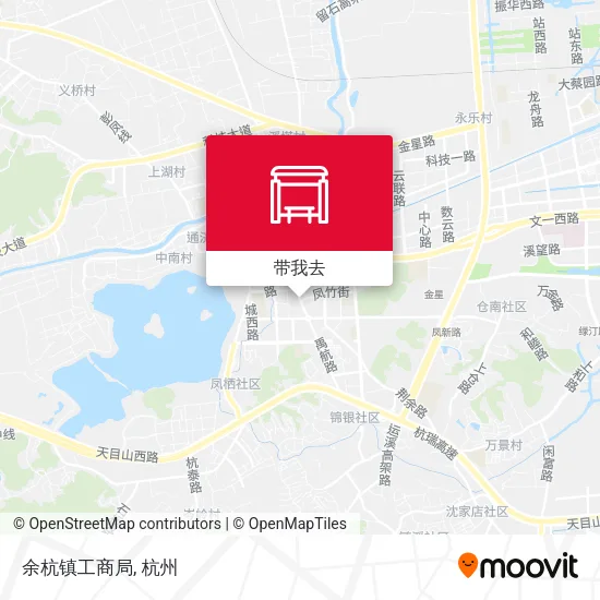 余杭镇工商局地图