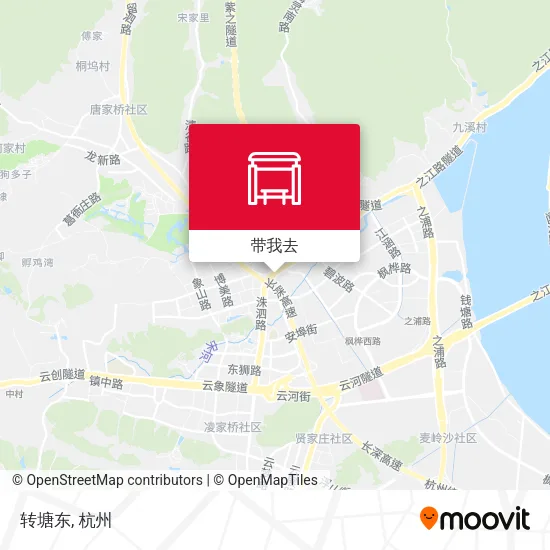 转塘东地图