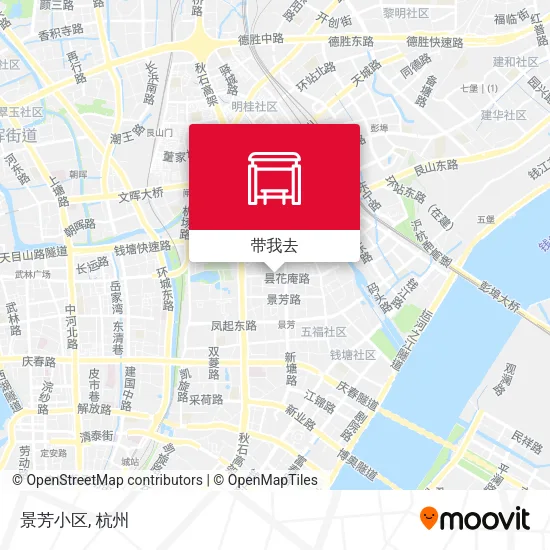 景芳小区地图