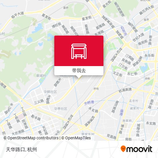 天华路口地图