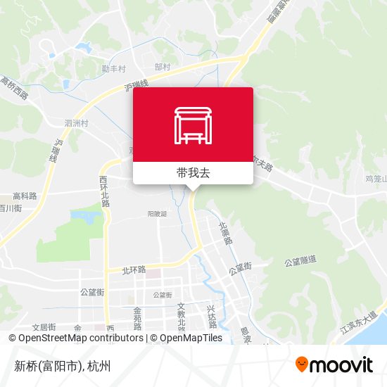 新桥(富阳市)地图