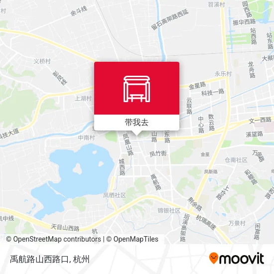 禹航路山西路口地图