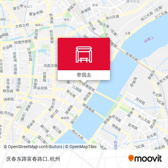 庆春东路富春路口地图