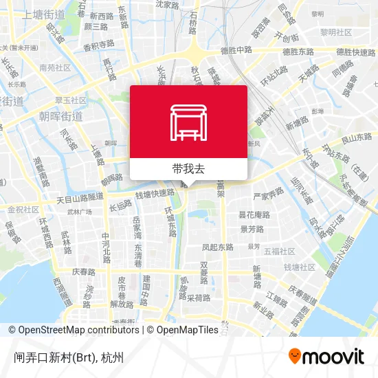 闸弄口新村(Brt)地图