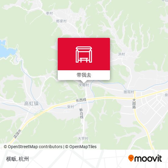 横畈地图