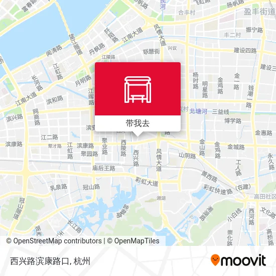 西兴路滨康路口地图
