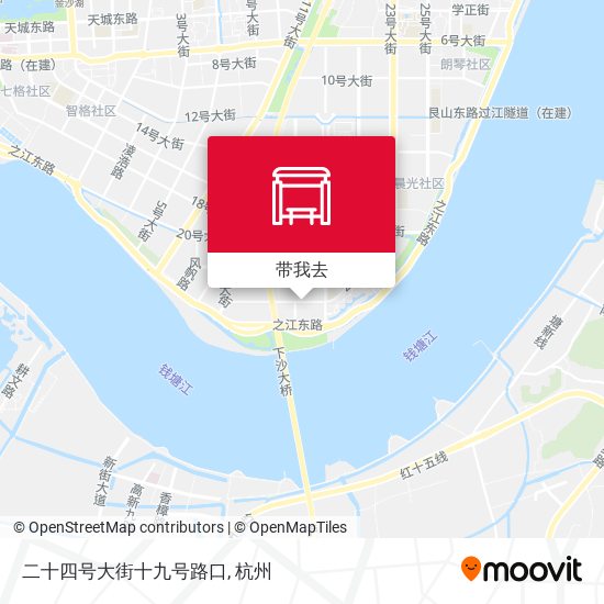 二十四号大街十九号路口地图