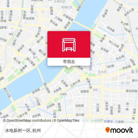 水电新村一区地图
