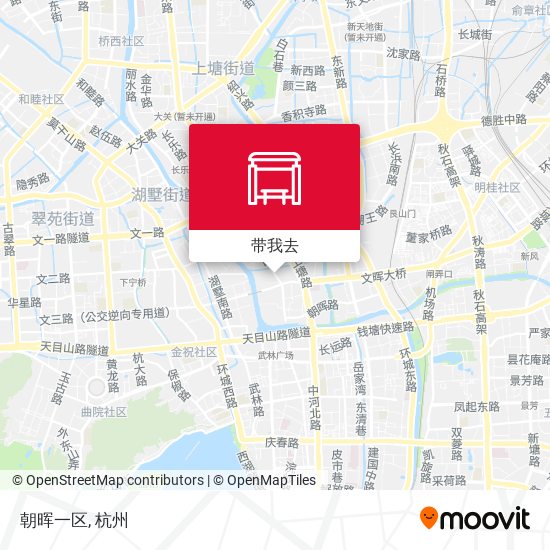 朝晖一区地图