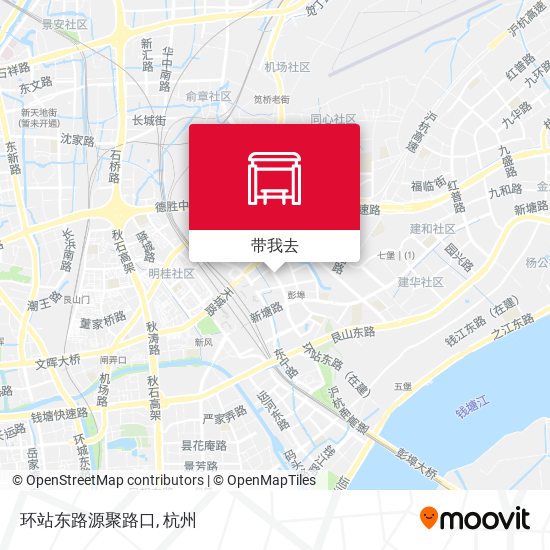 环站东路源聚路口地图