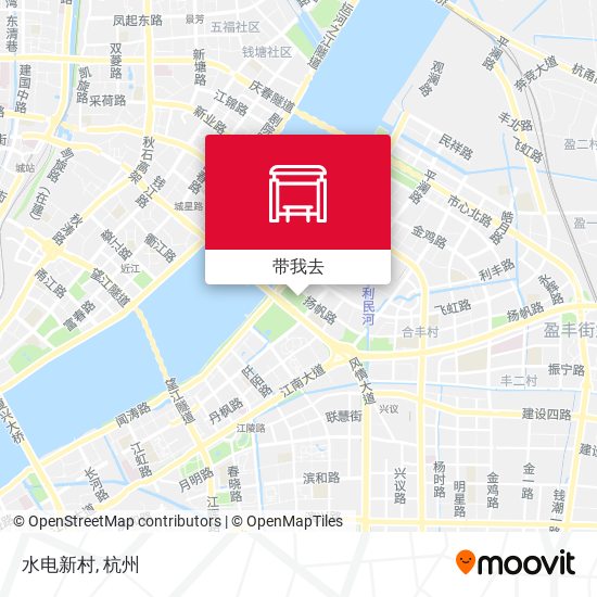 水电新村地图