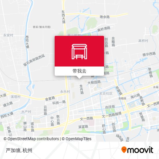 严加缠地图