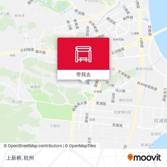 上新桥地图