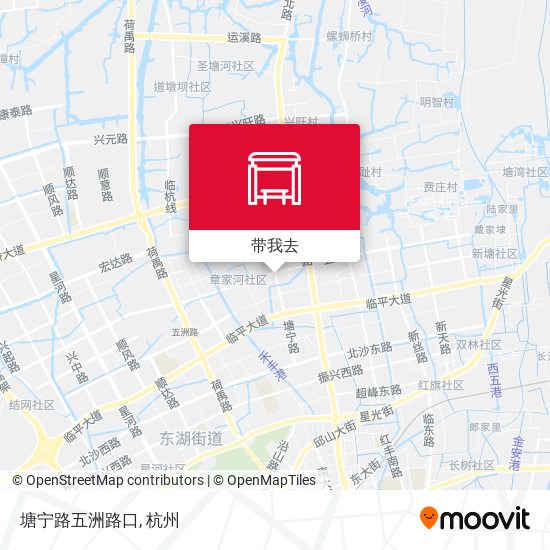 塘宁路五洲路口地图