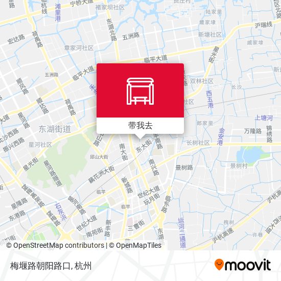 梅堰路朝阳路口地图