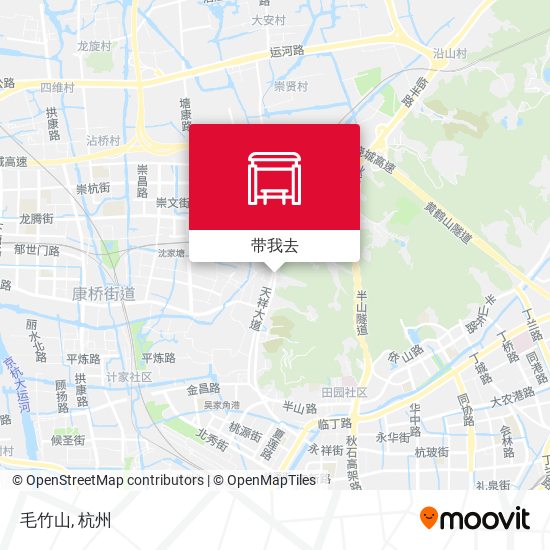 毛竹山地图