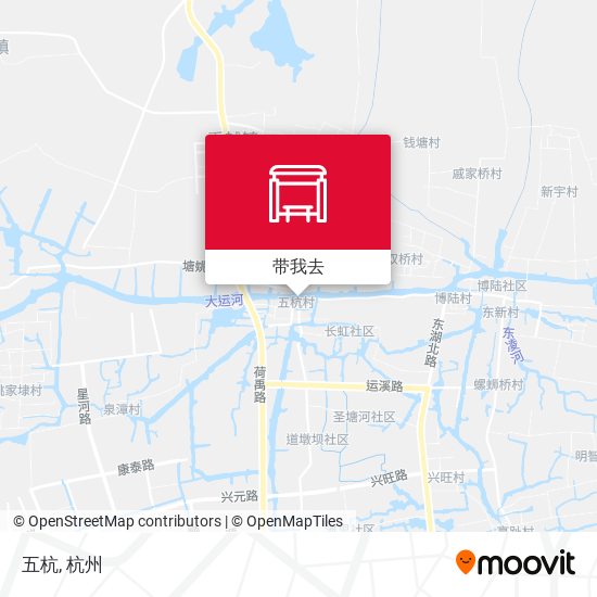 五杭地图