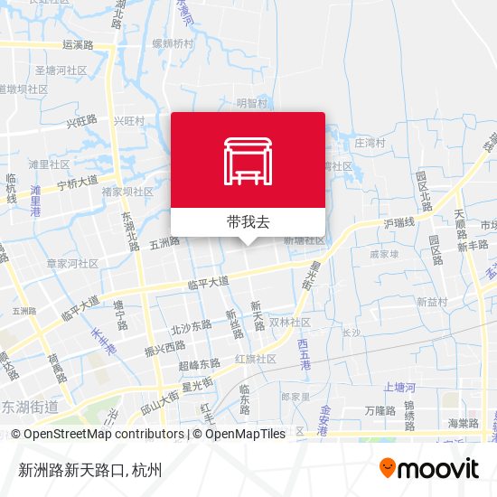 新洲路新天路口地图